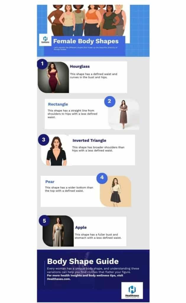 Female Body Shapes Infographic