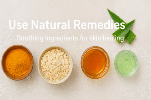 Soothing ingredients for skin healing