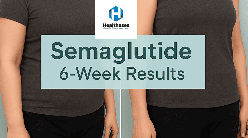 Semaglutide 6-week belly Ozempic weight loss before and after transformation