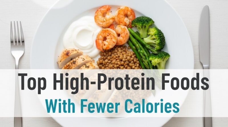 Top High Protein Foods Less Calories for Easy Weight Loss