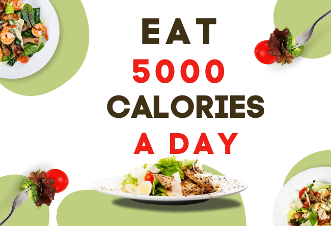 how to eat 5000 calories a day 1