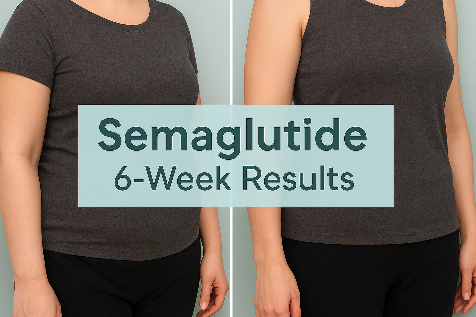 Semaglutide 6 Week Belly Ozempic Weight Loss Before and After